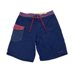 Patagonia Patch Pocket Wavefarer 9" Board Shorts Swim Trunks Men's 30